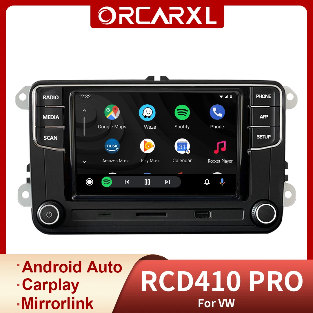 MIB радиоприемник Carplay RCD410 PRO Android Auto Mirrorlink NONAME RCD330 для VW Golf 5 6 Jetta MK5 MK6 CC Tiguan Passat B6 B7 Polo
