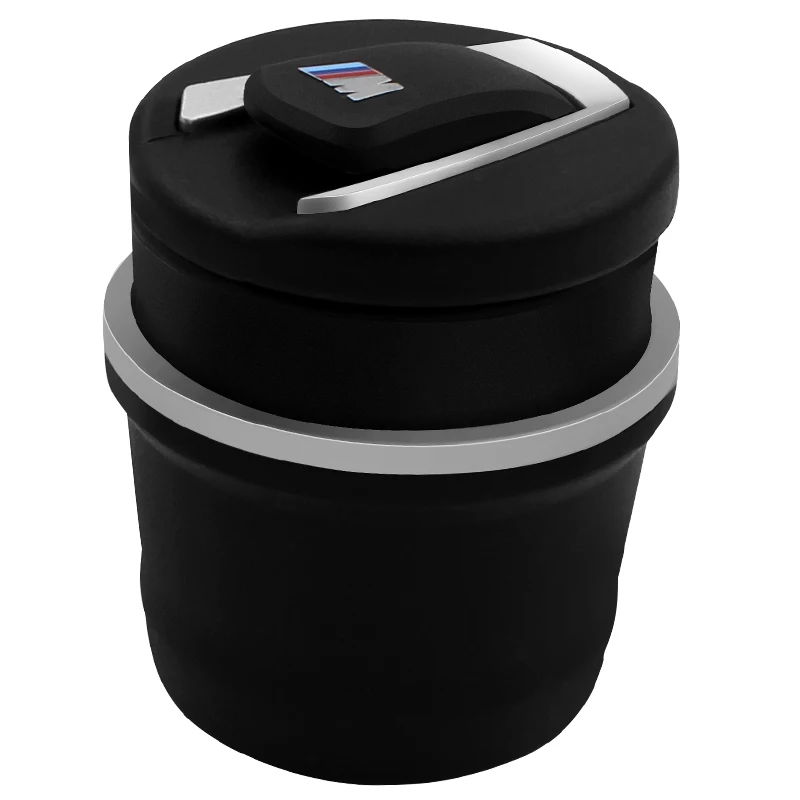 

1pcs Car badge Storage box Car ashtray with LED lamp For bmw M Sticker X1 X3 X4 X5 X6 X7 e46 e90 f20 e60 e39 f10 Car accessories