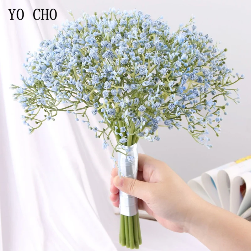 YO CHO свадебный цветок для невесты букет невесты babysbreathing букеты фиолетовый искусственный цветок babysbreathing свадебные аксессуары