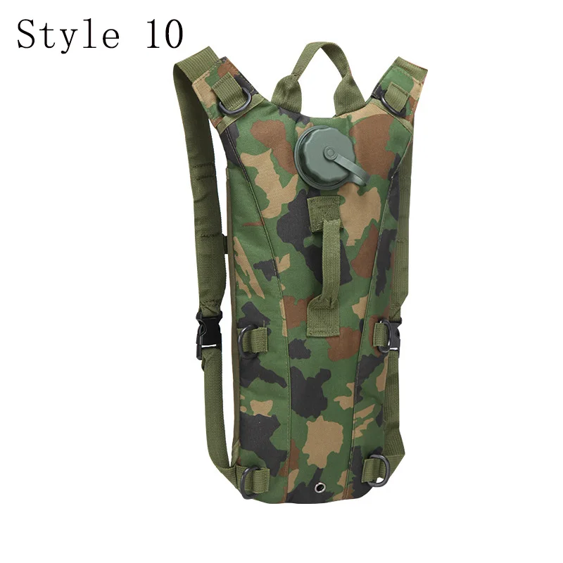 Style 10 43cm*18cm Outdoor Camouflage Waterproof Backpack Mountaineering Riding Storage Water Bag - Цвет: Style 10