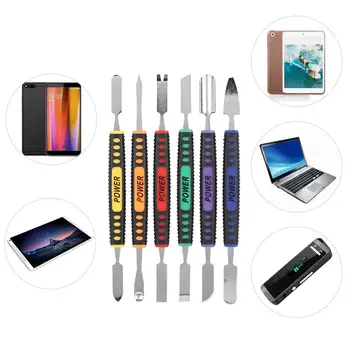 

6 Pcs Mobile Phone Repair Tools Kit Prying Opening repairing Tool Dual Heads Metal Hand Tools Sets for Mobile Phone Tablet hot