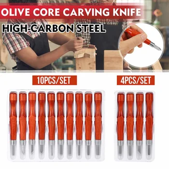 

12Pcs DIY Pen Woodcut Knife Wood Carving Knife Woodworking Carving Cutter Tool Set Peeling Arts Crafts Nicking Cutter