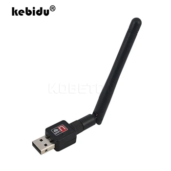 

kebidu Mini 150M USB WiFi Wireless Network Card LAN Adapter Antenna 150Mbps 802.11 n/g/b for Win 7/8 Computer PC Laptop