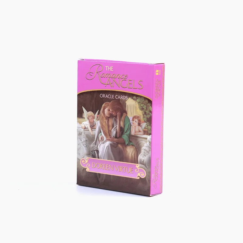 Полный английский 44 Romance Angels Oracle Card колода таинственные карты Таро настольная игра от Doreen добродетель Редкий из печати