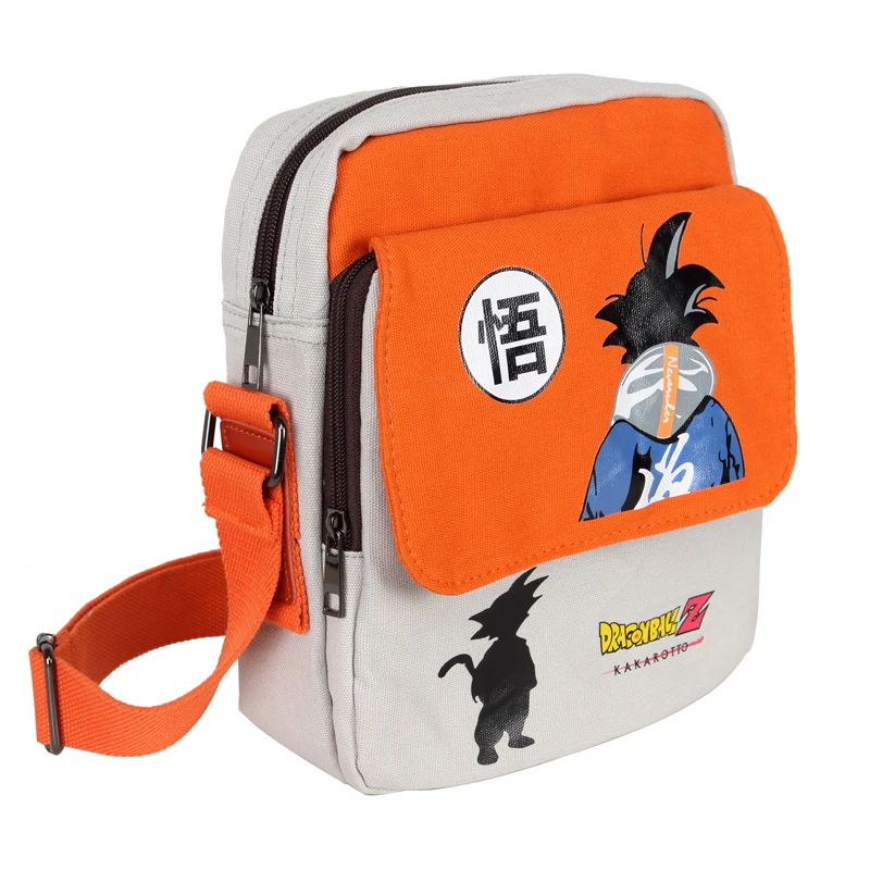 Dragon Ball Z винтажная сумка на плечо Сон Гоку Холщовая Сумка через плечо мужские сумки-мессенджеры Женская модная мини-сумка