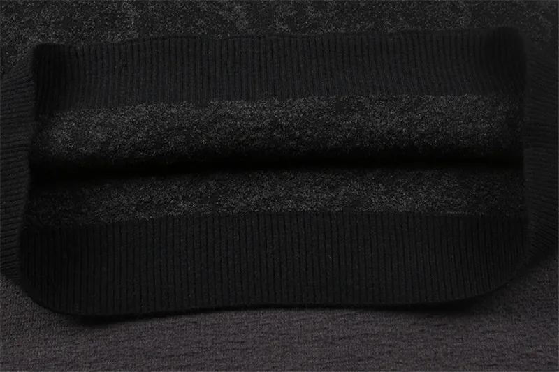 4XL, осень, однотонный мохеровый свитер в стиле пэчворк, высокий уличный водолазка, шерстяной пуловер для мужчин, хлопковое пальто, верхняя часть черного/серого/коричневого цвета