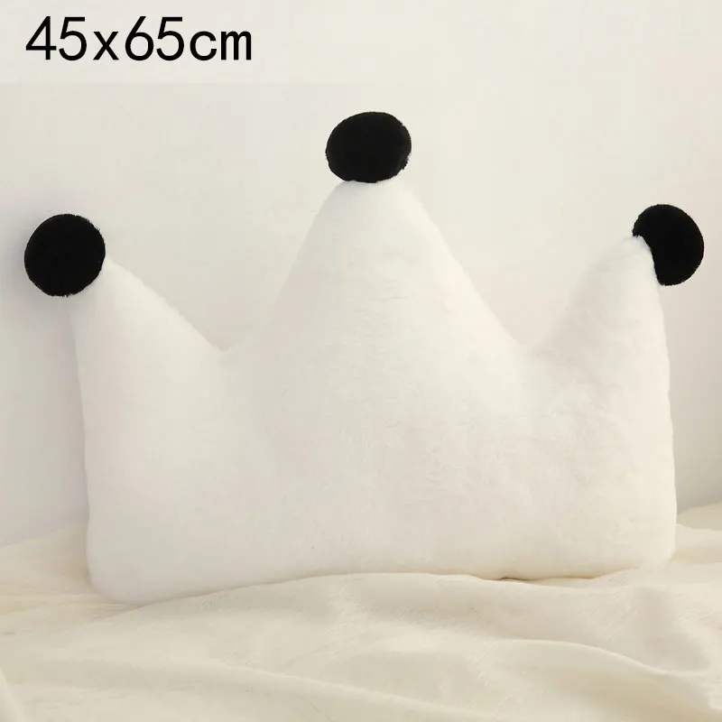 white Crown M Baby Pillow Newborn Baby Room Decoration Plush Toys Nodic Soft Nursing Pillow Breastfeeding For Boy Girl Kids Pillow Cushion - Цвет: white Crown M