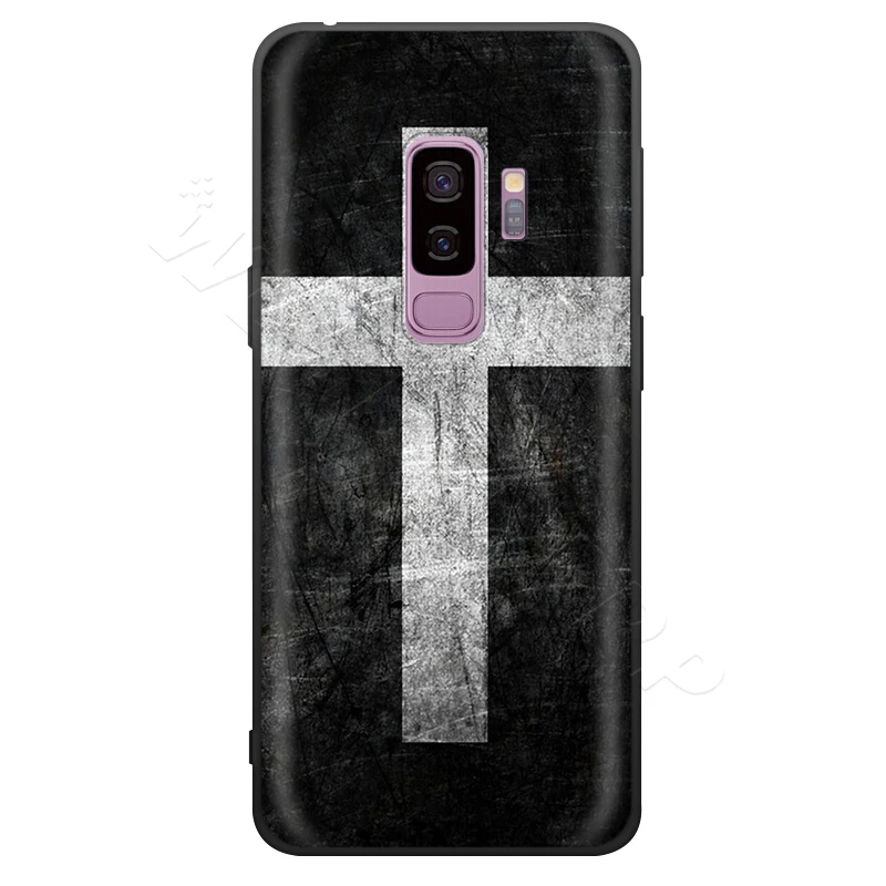 Webbedepp Иисус крест чехол для samsung Galaxy S7 S8 S9 S10 Edge Plus Note 10 8 9 A10 A20 A30 A40 A50 A60 A70