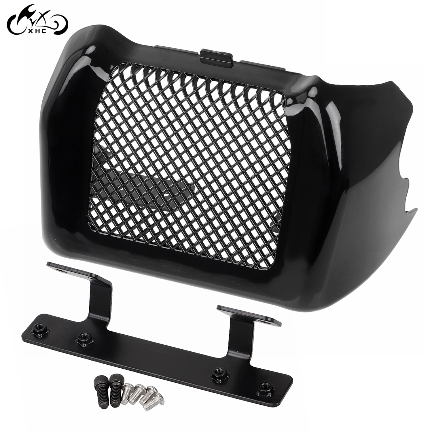 Motorcycle Oil Cooler Cover Kit With Bracket For Harley Touring Road King Street Glide Freewheeler Flhxs Fltrx Flhr 17 18 Covers Ornamental Mouldings Aliexpress