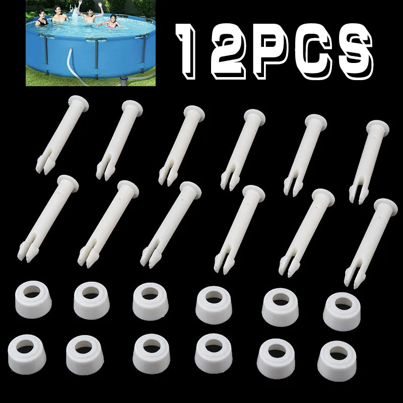 12 шт. пластиковые соединительные контакты для бассейна | Спорт и развлечения