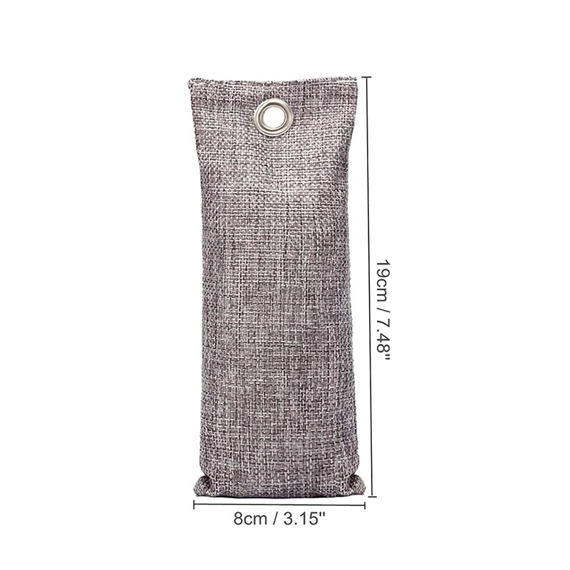 Bamboo Charcoal Air Purifying Bags - Natural Odor Absorber & Freshener (2 Pack)