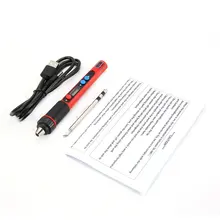 

PX-988 5V 10W USB LED Digital Temperature Adjustable Internal Heating Electric Soldering Iron Tools Kits with Soldering Tips