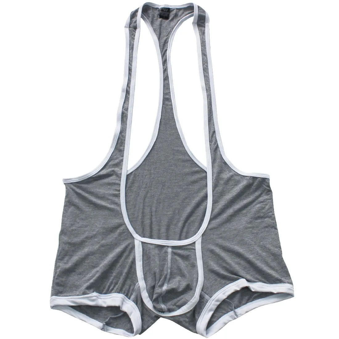 Сексуальное мужское нижнее белье борцовка подтяжки Singlet Bulge Pouch Mankini дышащие трусы-боксеры мужские трусики Teddies Боди