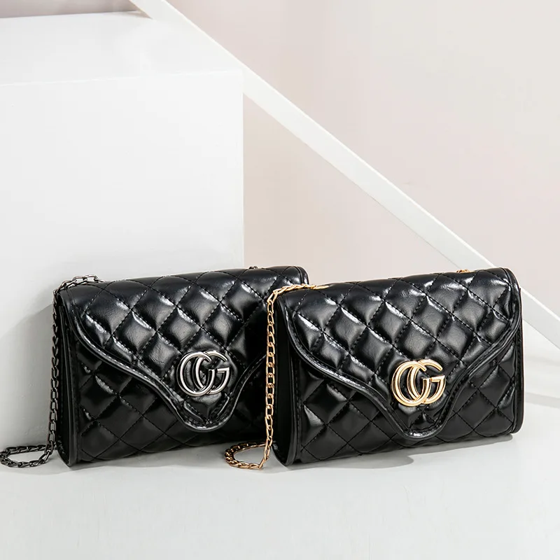 

INS Super Fire Rhombus Bag Women's 2019 New Style Fashion Versatile Bag with Chain Shoulder Square Sling Bag