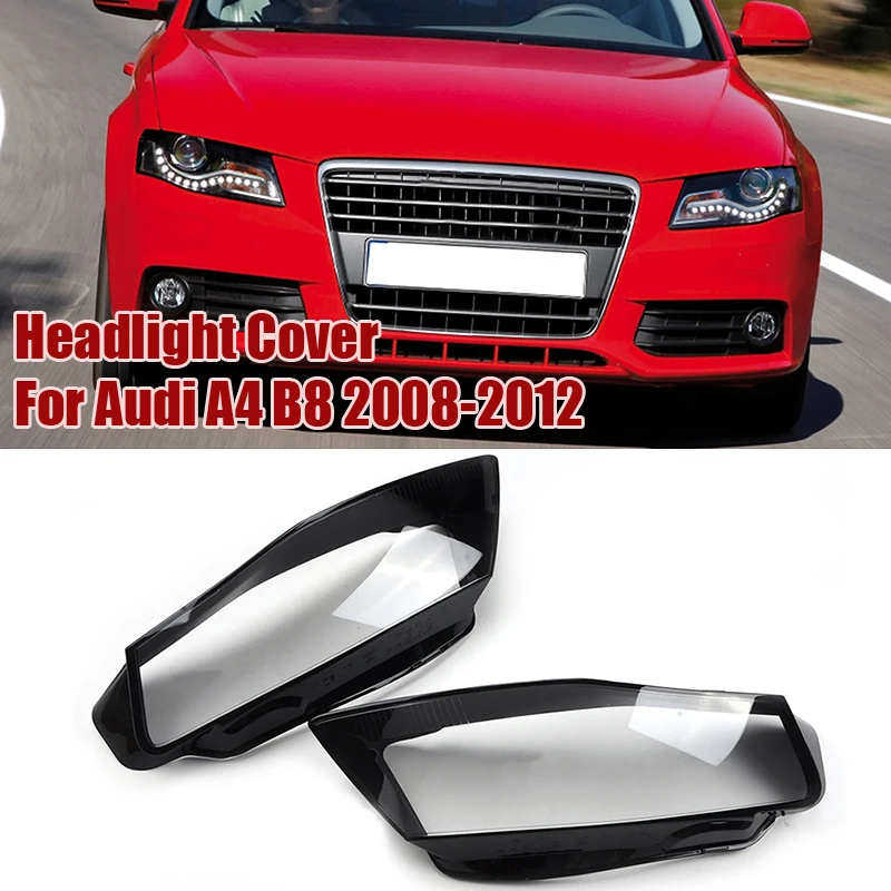 

Rhyming, прозрачная крышка для объектива фары, абажур, корпус фары, подходит для Audi A4, A4L, B8, 2008, 2009, 2010, 2011, 2012, автомобильные аксессуары