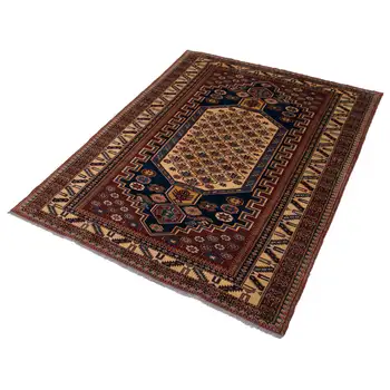 

125x166 Cm Beige Handmade Anatolian Rug-4x5 Ft