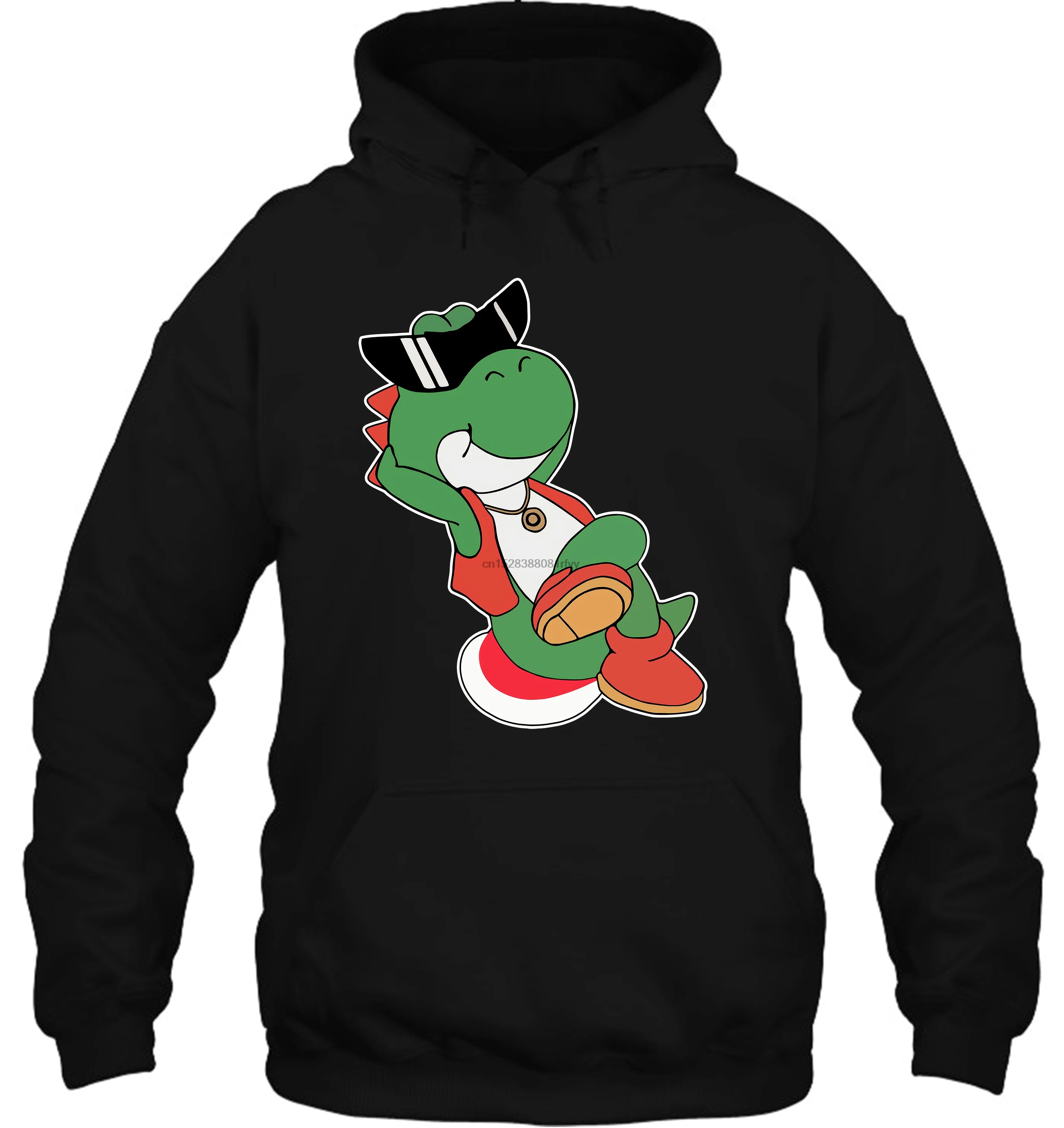 Мужская толстовка с капюшоном Stay Yoshi, забавный топ с принтом, женская уличная одежда