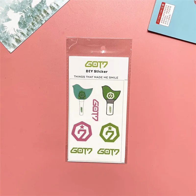 Got7 BlackPink EXO Seventeen Twice EXO IZONE DIY Sticker JIMIN JIN SUGA JUNG KOOK DIY Handbook Love Yourself Feel Special LJJ790