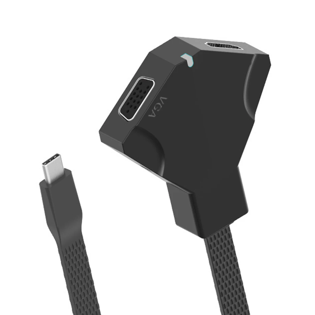 USB C type C до 4K HD VGA 3,5 мм аудио кабель-адаптер USB-C Замена шнура конвертера для Macbook HD tv ноутбука
