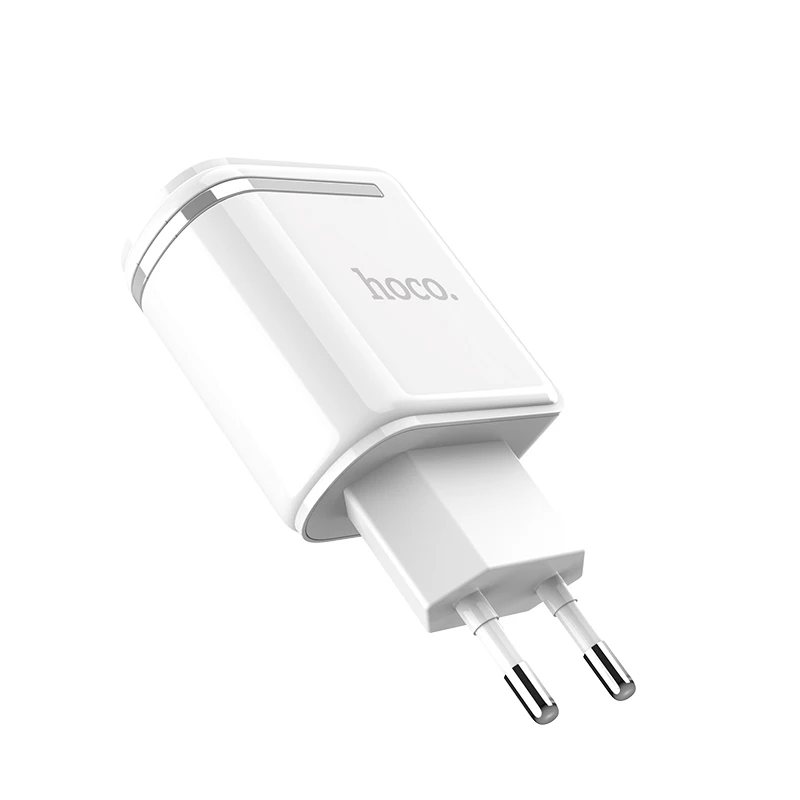 HOCO C39A, 20 шт./лот,, 5 В, 2,4 А, USB зарядное устройство для iPhone 11 Xs Max, евро вилка, настенное зарядное устройство, адаптер для samsung, Xiaomi, huawei