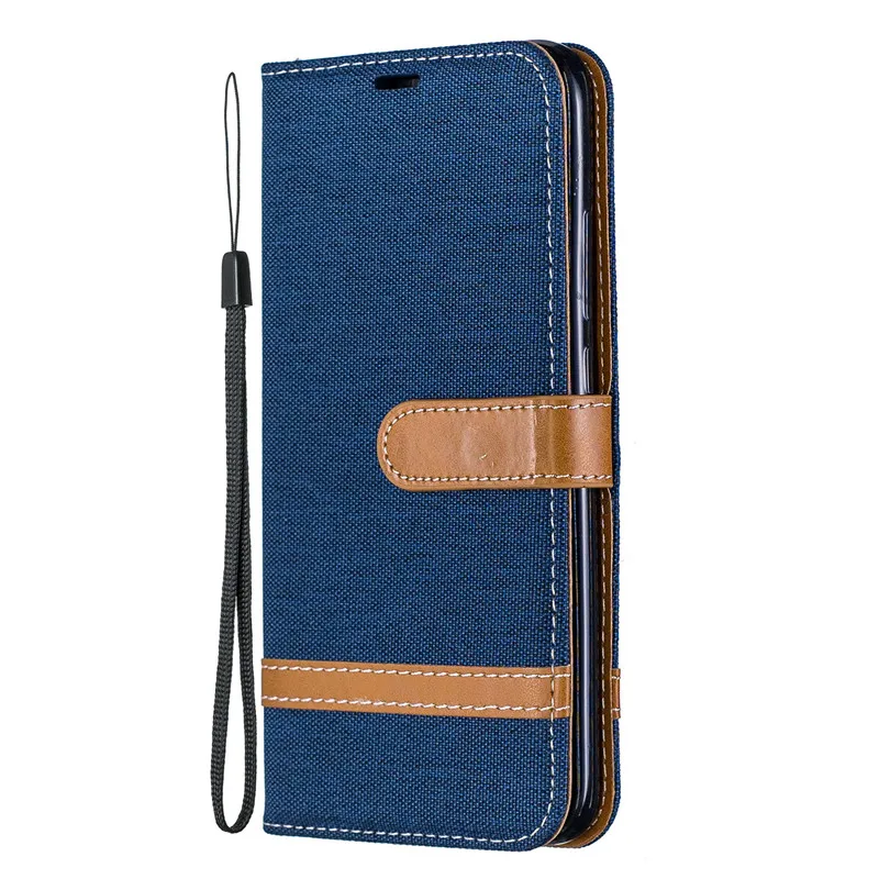 Роскошный чехол из искусственной кожи для Xiaomi Redmi 7 кошелек с подставкой тканевый