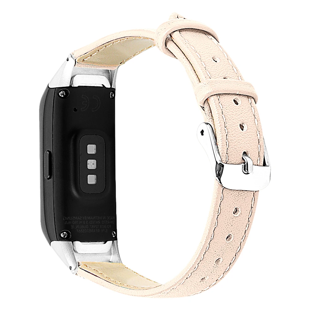 N Кожаный ремешок для часов для samsung Galaxy Fit SM-R370 смарт-браслет часы Браслет замена Correa для Galaxy Fit SM-R370 - Цвет: N