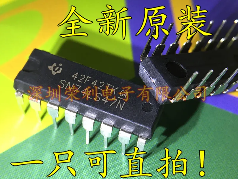 10 шт./лот Новинка SN74LS47N DIP16 HD74LS47P