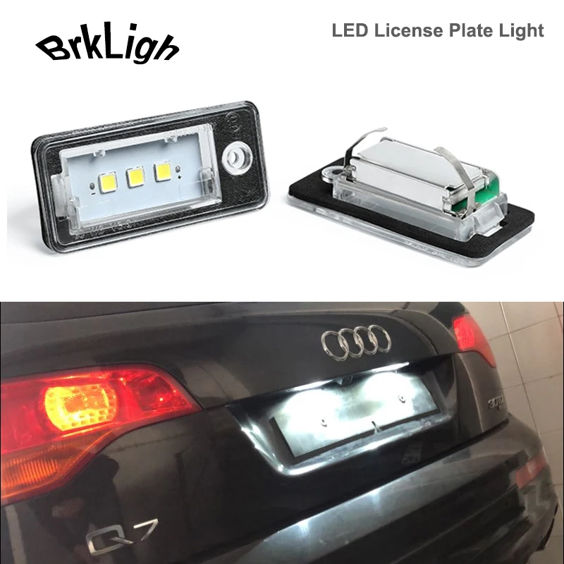 2Pcs No Error LED License Plate Light Number Plate Module Lamps