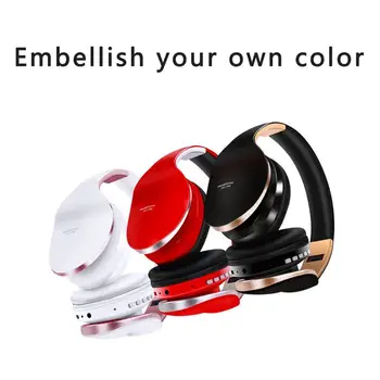 

New Wireless Headset Foldable Stereo Headset Gaming Headset Earphone with Microphone for PC Cell Phone MP3