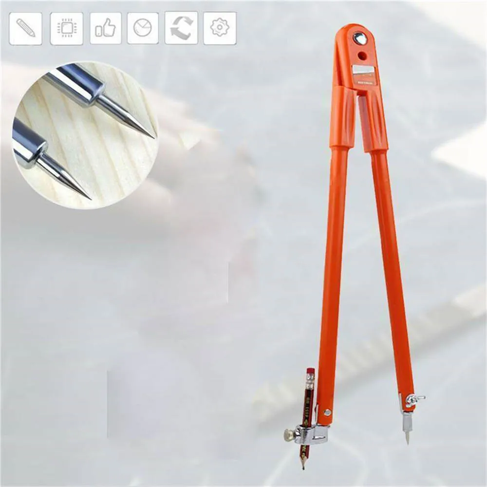 

Precision Pencil Compass For Woodworking Scribing & Marking Tools Small Large