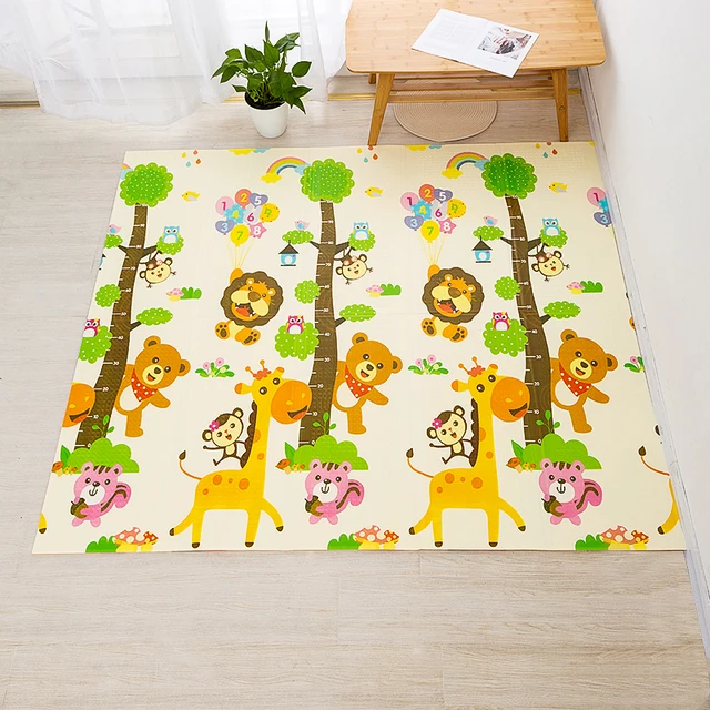 ​Foldable Baby Play Mat XPE Kids Rug Carpet Mat for Children Carpet for Children Room Blanket Activity Game Gym Educational Toys 3