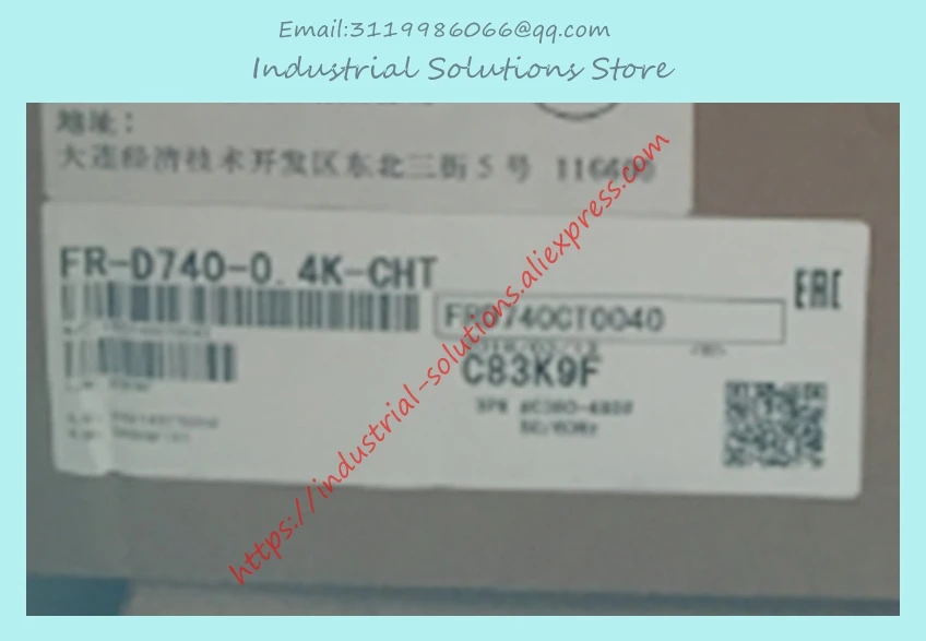 Вход 3 ph 380V выход 3 ph инвертор FR-D740-0.4K-CHT 380~ 480V 1.2A 400W 0.4KW 0,2~ 400Hz 1.2A