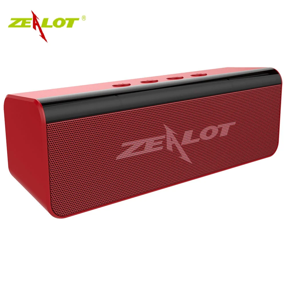 Новый ZEALOT S31 Bluetooth динамик портативный бумбокс 3D HIFI стерео беспроводной поддержка