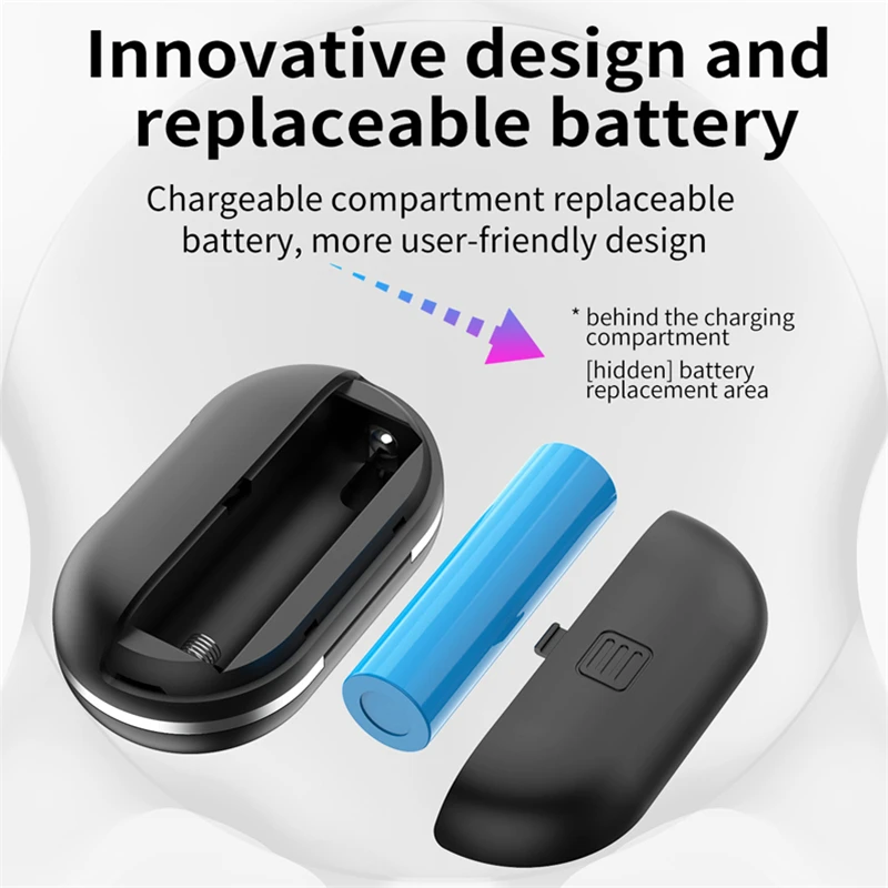Bluetooth 5,0 Wirless наушники с шумоизоляцией стерео Бас Беспроводные спортивные наушники с 2600 мАч power Bank сменная батарея