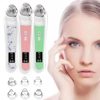 

Usb Rechargeable Visual Blackhead Remover Pores Black Head Cleaner Vacuum Suction Cleansing Face Care Equipment