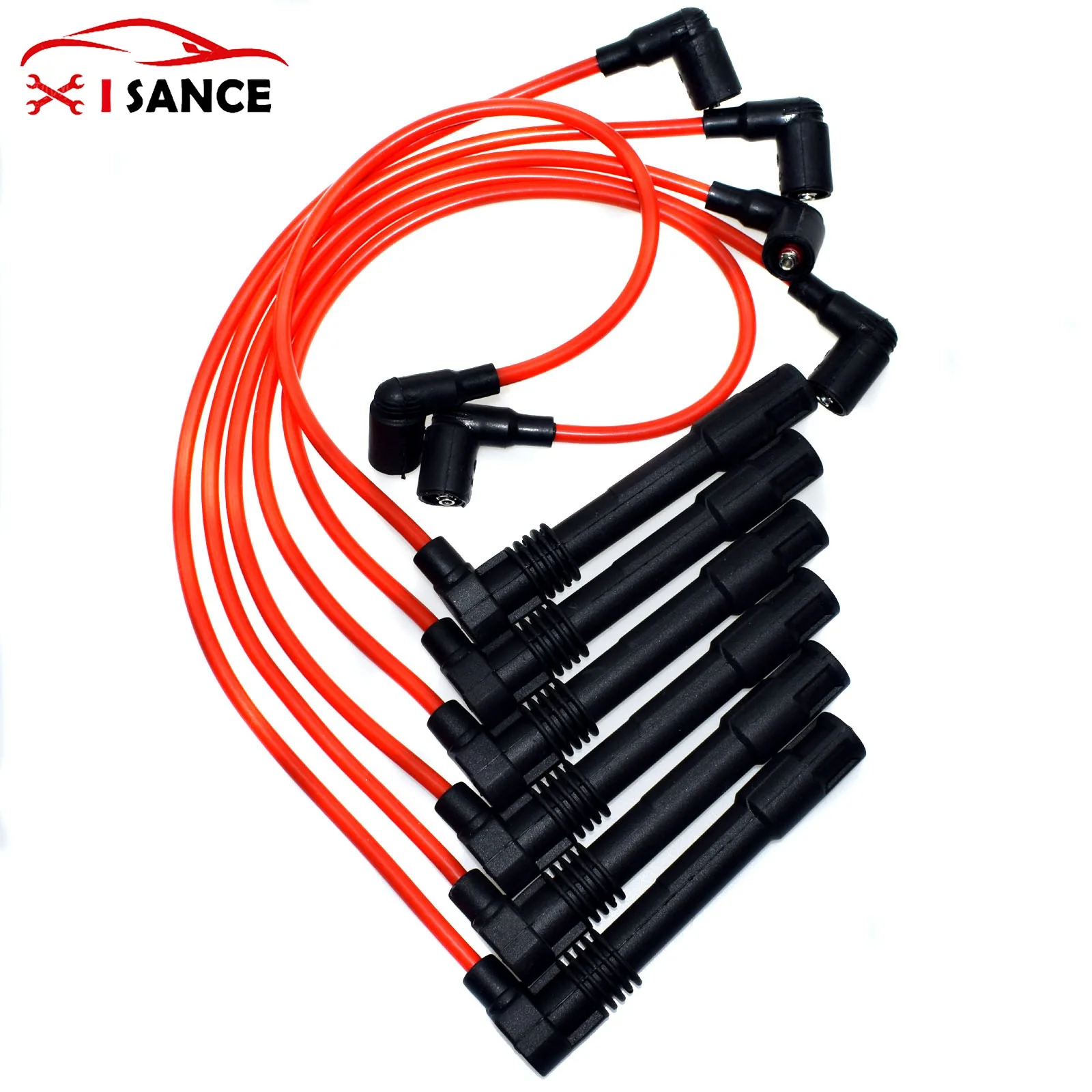 Ignition Spark Plug Wire for 1997-05 Audi A4 A6 Quattro VW Passat 2.8L for ignition cable set crank angle sensor ignition module
