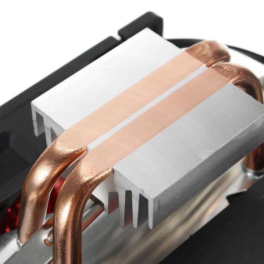 Процессорный кулер вентилятор с цветовой моделью Rgb Dual-башенный радиатор 9 см вентилятор охлаждения радиатора для Intel 775/1150/1151/1155/1156/1366 для Amd