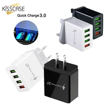 3A szybkie ładowanie 3.0 ładowarka USB ue USA USA ścienny adapter ładowarki do telefonu komórkowego dla iPhone szybkie ładowanie dla Xiaomi Samsung Huawei(China)