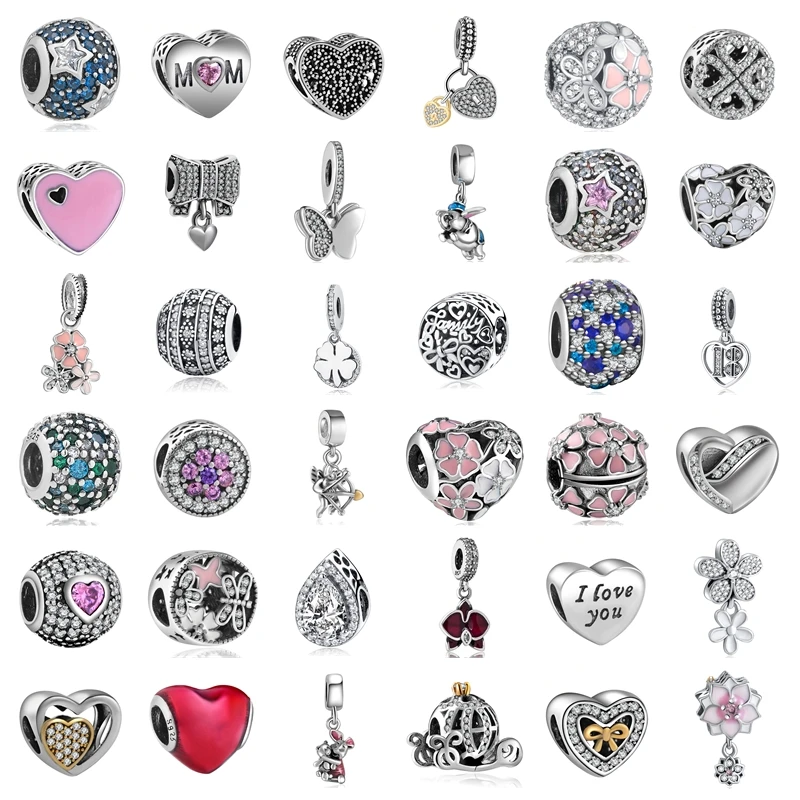

wholesale Diy 925 sterling silver original spacer beads for jewelry making Fit charms pandora bracelet w398-200