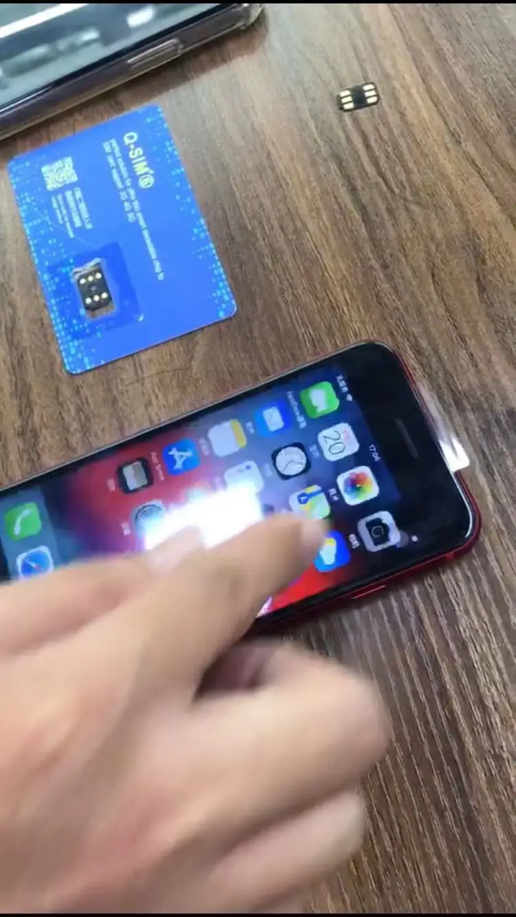 Поддержка IOS13 Q-SIM 6 для iphone 5/5C/5s/6/6 p/6s/7/7 p/8/8 p/x/xs/XS max/11/11 pro самую последнюю Автоматическая 5 аппарат не привязан к оператору сотовой связи адаптер сим-карты