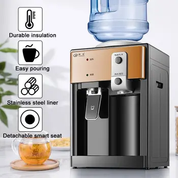 

220V Electric Water Dispense Desktop Heating Hot Warm Water Heater Fountain Drinking Water for Home/Hostel/Office/Kitchen/Bar