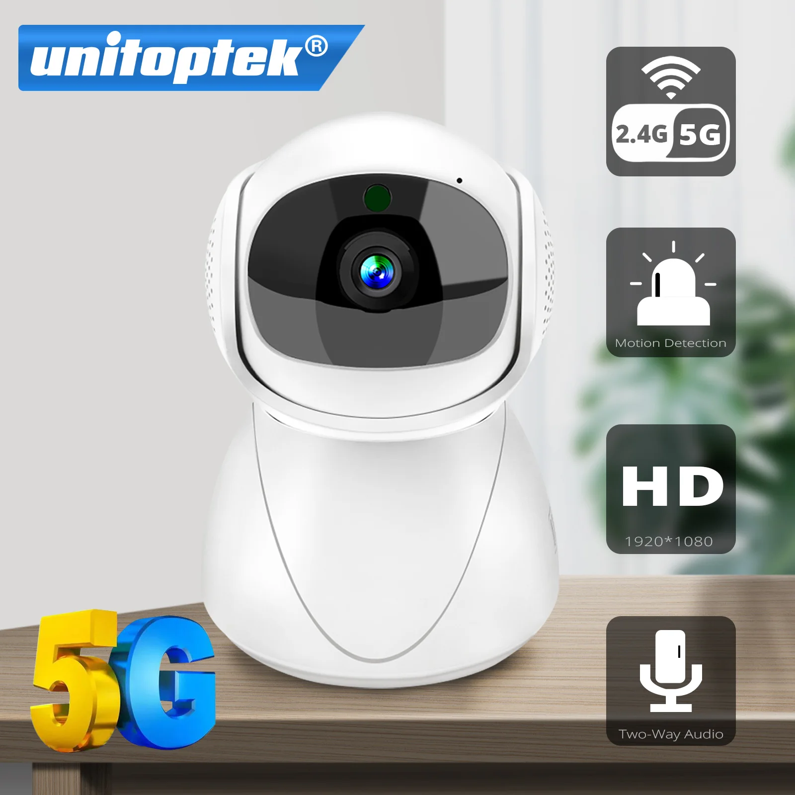 Камера видеонаблюдения hd Беспроводная сетевая камера безопасности с Wi-Fi 1080p 2 4G/5G