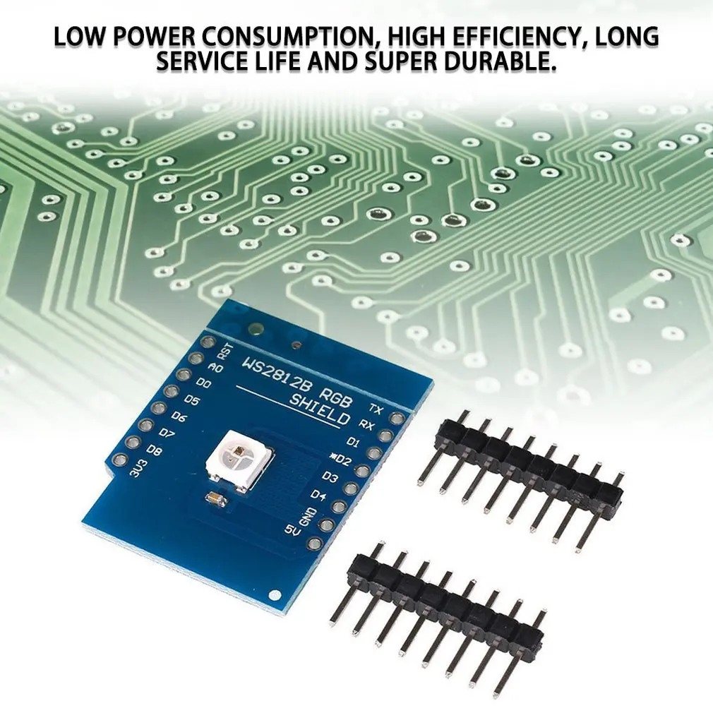 RGB светодиодный щит WS2812B Wemos D1 Mini ESP8266 для Arduino WS2812B