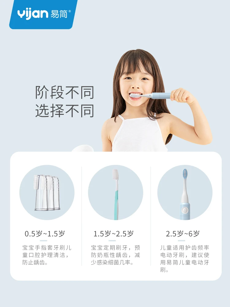 

Yijan WHITE PINJING T1 Sonic Electric Toothbrush for kid Ultrasonic Automatic Tooth Brush Rechargeable Waterproof
