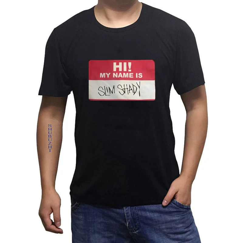 

Eminem Slim Shady T-Shirt Album Promo Vintage Original S-5XL Print Tee Men Short Sleeve Clothing TOP TEE Plus Size T Shirt