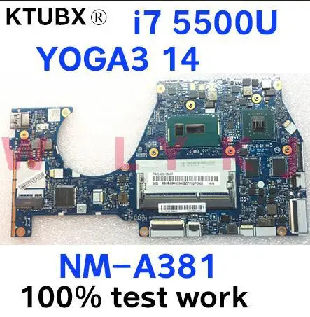 Прозрачная защита для экрана Lenovo Yoga 3 14 Йога 3-1470 Материнская плата ноутбука NM-A381