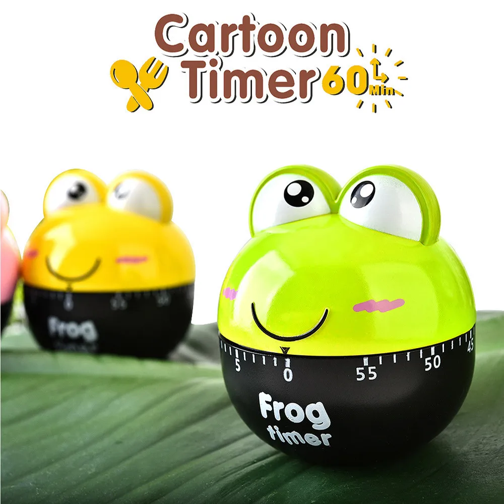 Cartoon Animal Timers Mechanical Kitchen Cooking Timer Manual Timer Counters S 