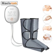 

Leg Massager, Heating Leg Air Compression Massager for Foot and Calf Blood Circulation with Controller 3 Intensity 6 Mode 2 Temp