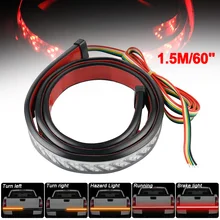 Becinsee – bande lumineuse LED 60 "étanche, clignotant séquentiel, feu de stop et de recul pour camion
