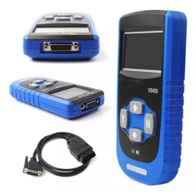 VS450 OBD2 диагностический сканер ABS Сброс подушки безопасности OBD2 автоматический считыватель кода для Vag OBDII сканер кода